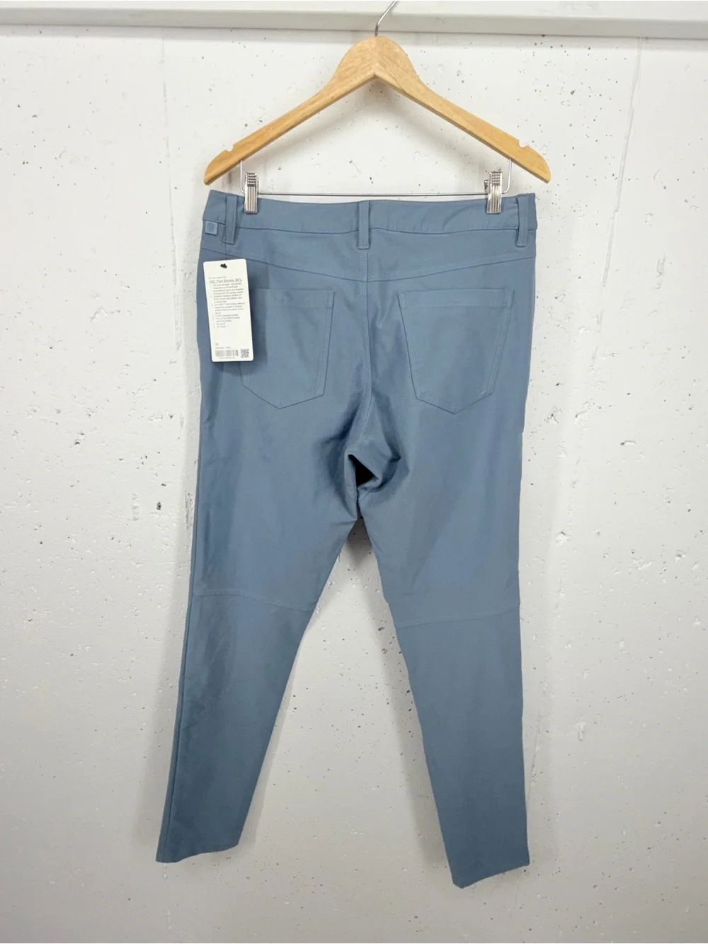 Lululemon Men’s size 34 Steel Blue ABC Skinny Pants New